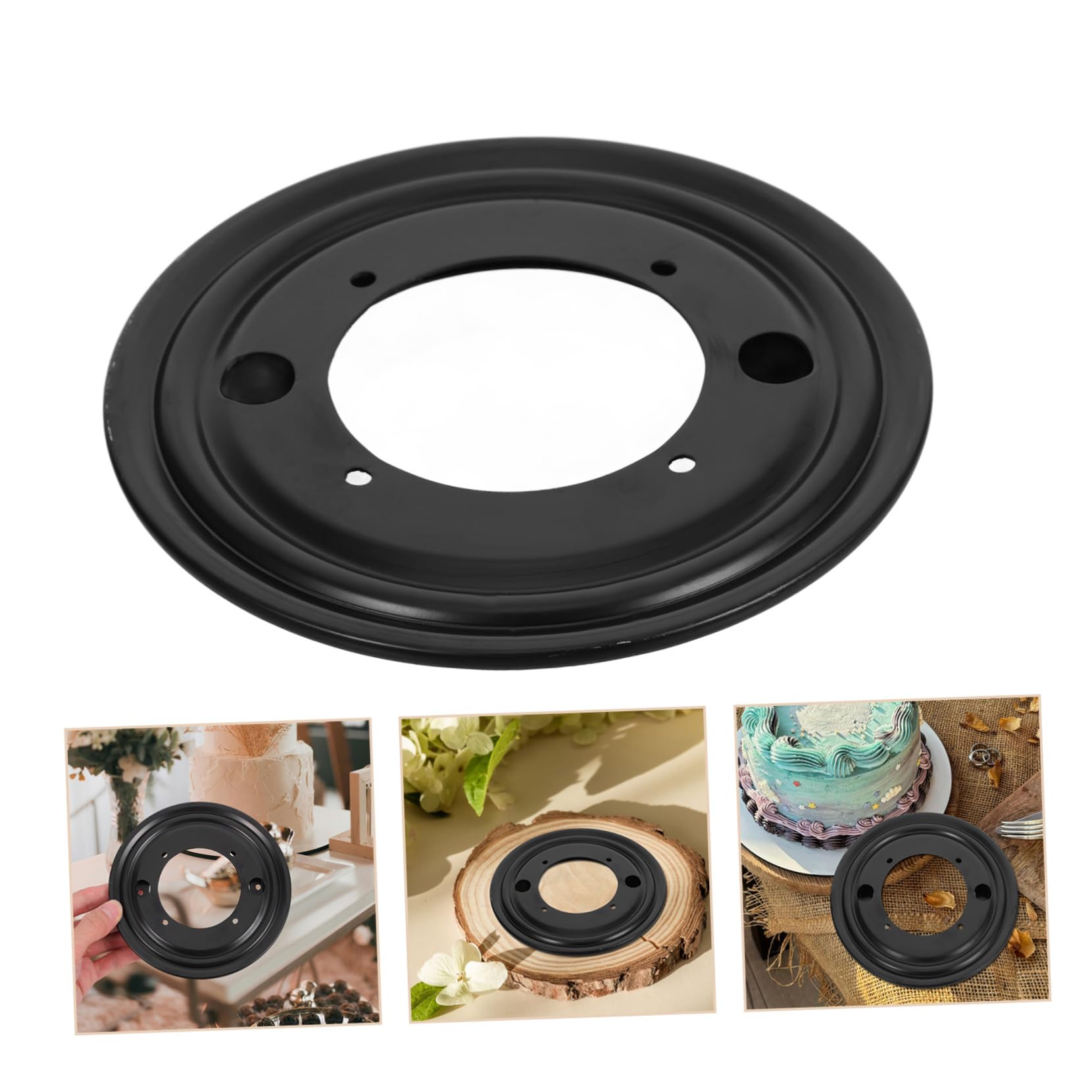 Plateau tournant Lazy Susan robuste avec roulements à billes de précision – Plaque pivotante lisse et silencieuse pour table de salle à manger et garde-manger – Support rotatif pour une gestion