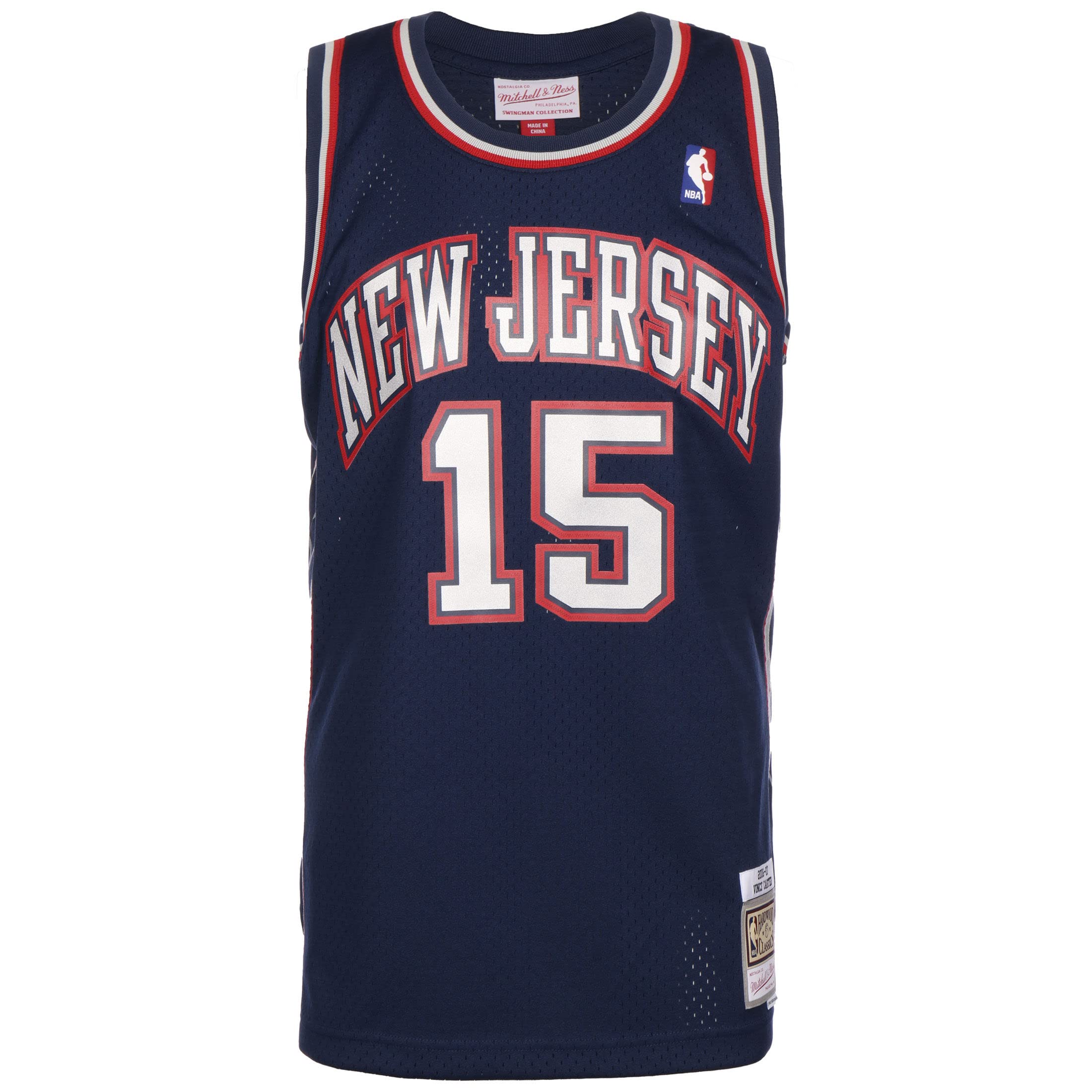Mitchell & Ness Maglia NBA Vince Carter New Jersey Nets 2006-07 Hardwood Classics Blu marino
