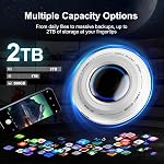 FP108 500GB Magnetic Portable SSD, External Solid State Drives with PD-100W and 2050MB/s USB-C 3.2 Gen 2x2, Play While Charging, Compatible with iPhone 16/15 Pro Max, Android, PC, Mac, Switch Lite