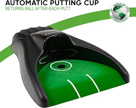 JEF World Of Golf Automatic Putting Cup , Black