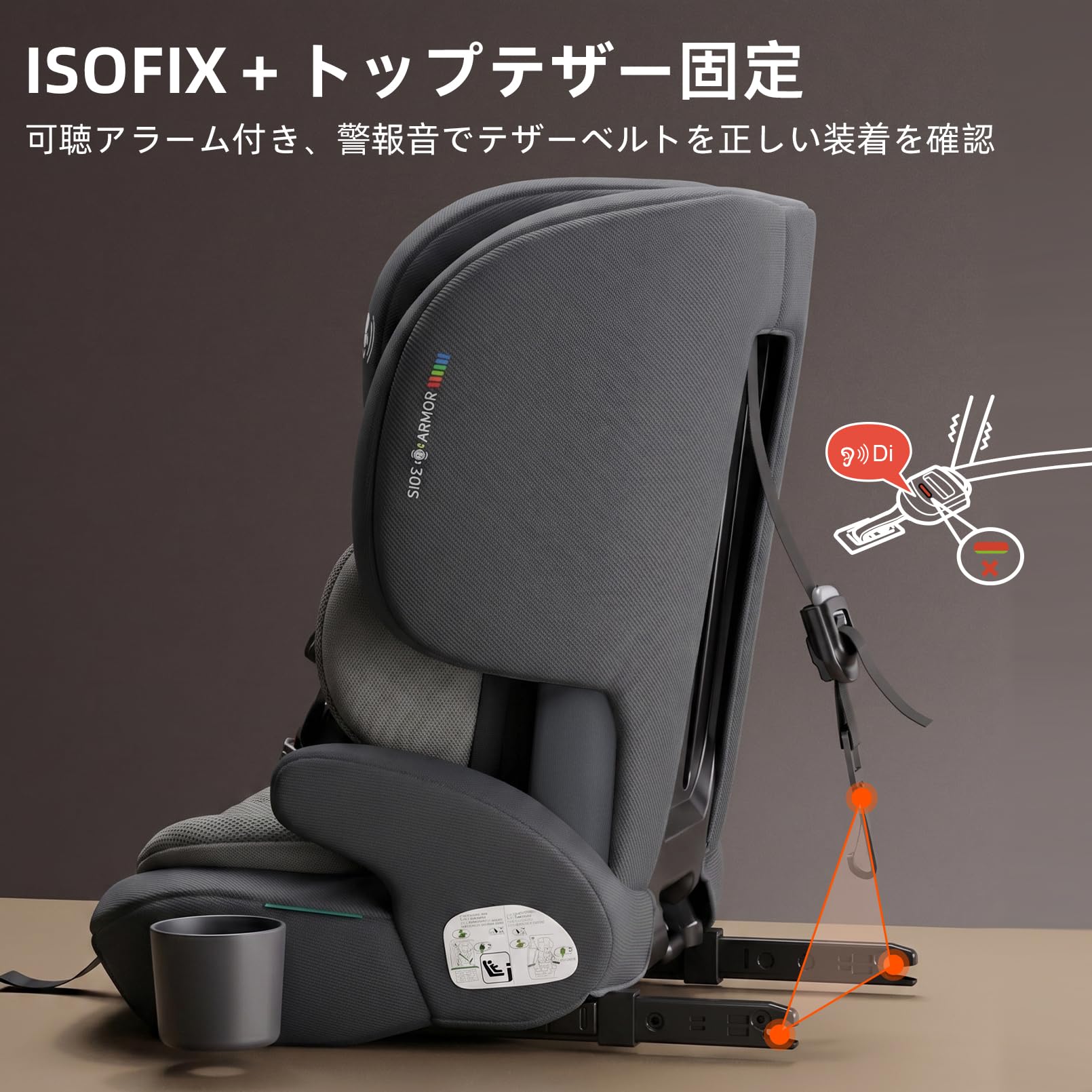 Amazon | innokids チャイルドシート ジュニアシートISOFIX固定 R129 Amazon | innokids チャイルドシート ジュニアシートISOFIX固定 R129