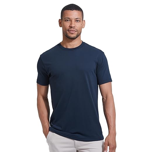 True Classic Mens T-Shirts – Short Sleeve Crew Neck T Shirts for Man, Cotton Blend Plain Novelty Men's T-Shirts