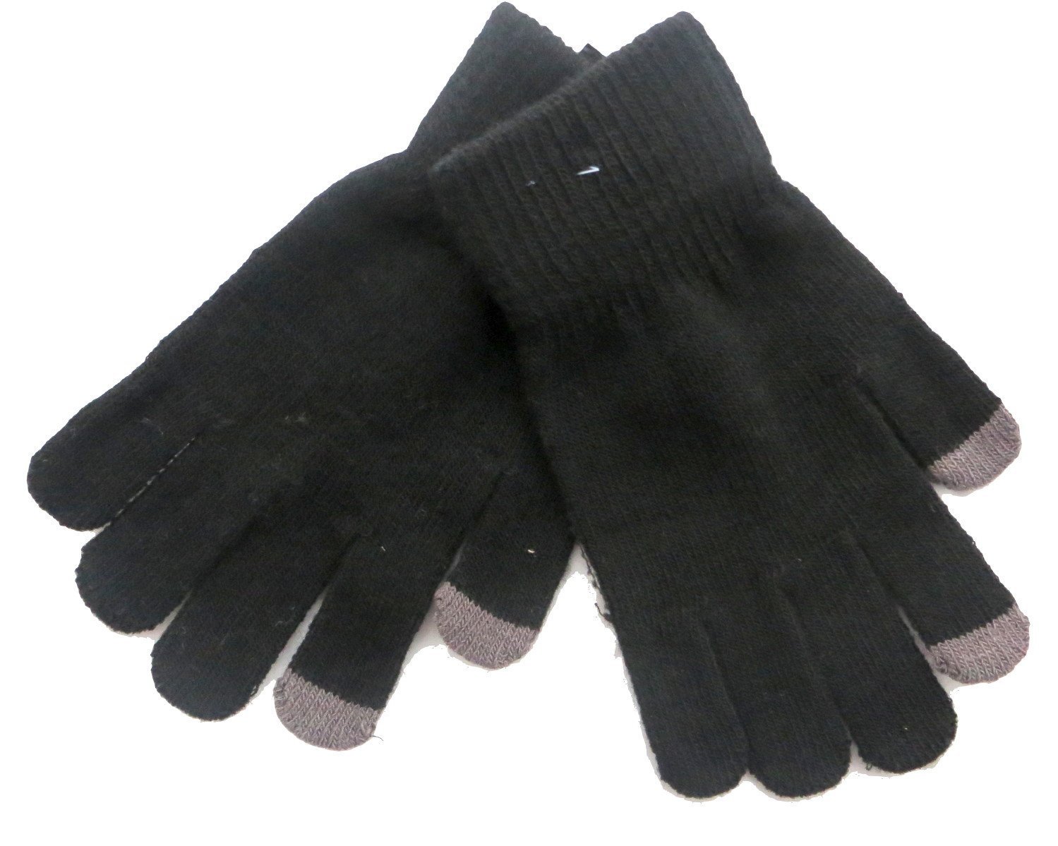 3 XMen's Knitted Touch Screen Gloves with grey tips for touch screen phones and ipods