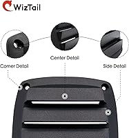 Vista 2 de 2 rejillas de ventilación negras de 3 pulgadas, cubierta de parrilla de casco marino de barco, pieza de repuesto para caravana rectangular, cubierta