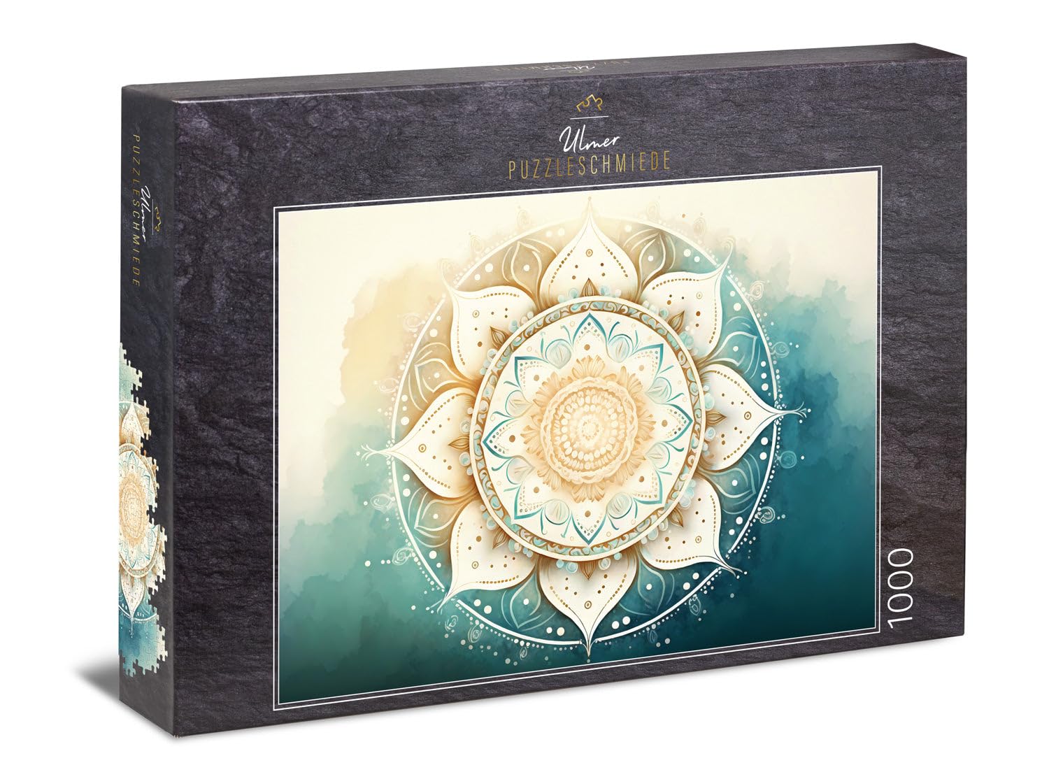Ulmer Puzzleschmiede, Mandala puzzle ‘Watercolour’ 1000 pieces