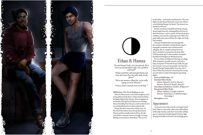 Gothic Vampire Profile Picture: Renegade Game Studios Vampire Masquerade 5th Edition