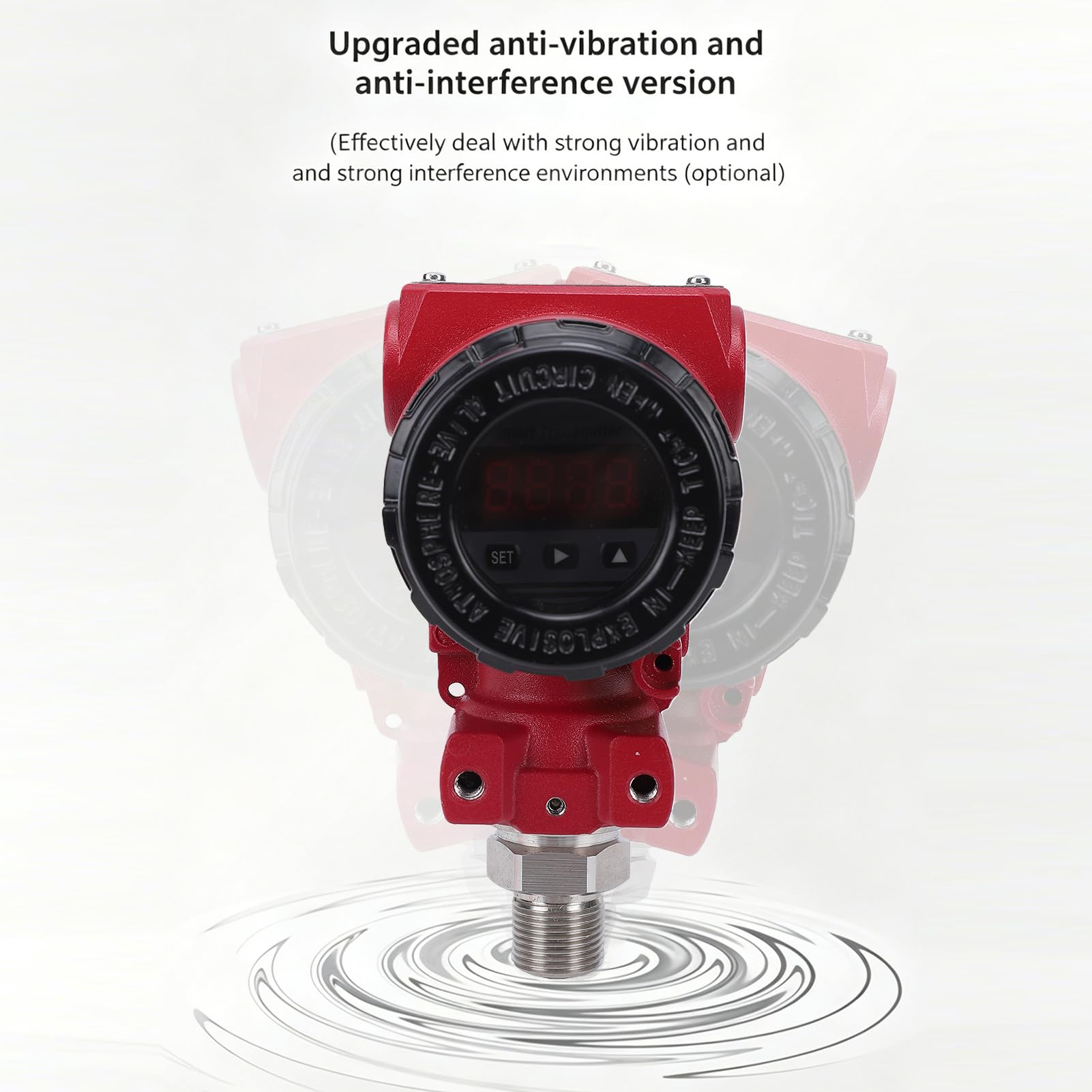 Generic Trasmettitore di Pressione Digitale da 0,1,6 MPa, Sensore Manometro Antideflagrante da 4,20 MA con Display LCD, Trasduttore Industriale con Grado di Protezione IP65 (0-1,6 MPa 4-20 mA)