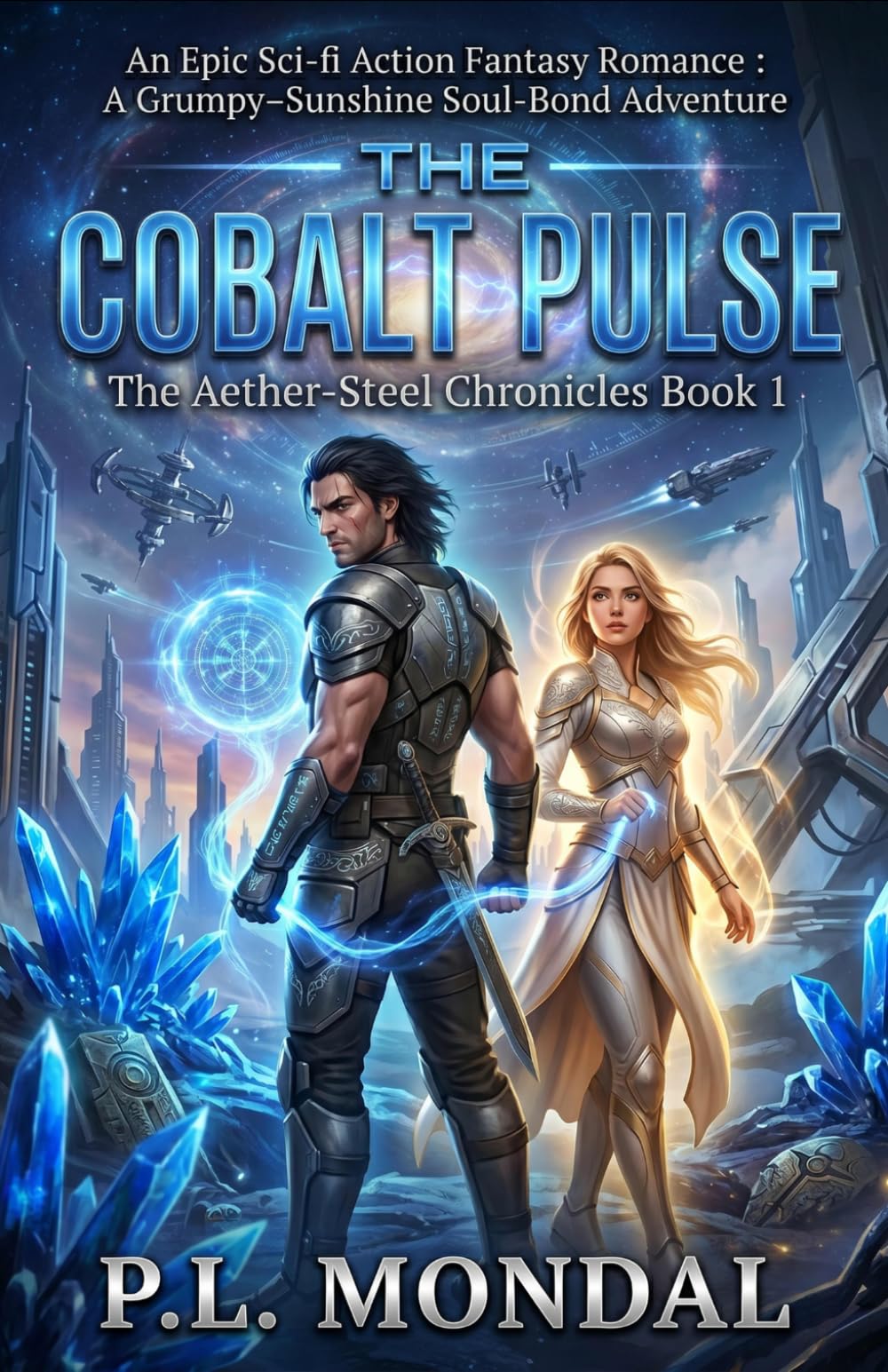 The Cobalt Pulse: A Sci-Fi Action Fantasy Romance Novel (The Aether-Steel Chronicles)
