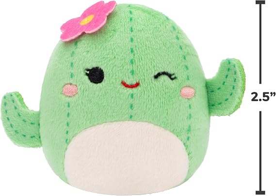 Squishmallows Original Micro Marrows 6 Pack - Archia Holotol, Bimbibibiero, Lucy Malama Pegacorn, Maritza Cactus, Mayanday, Rodley Hige Dragon