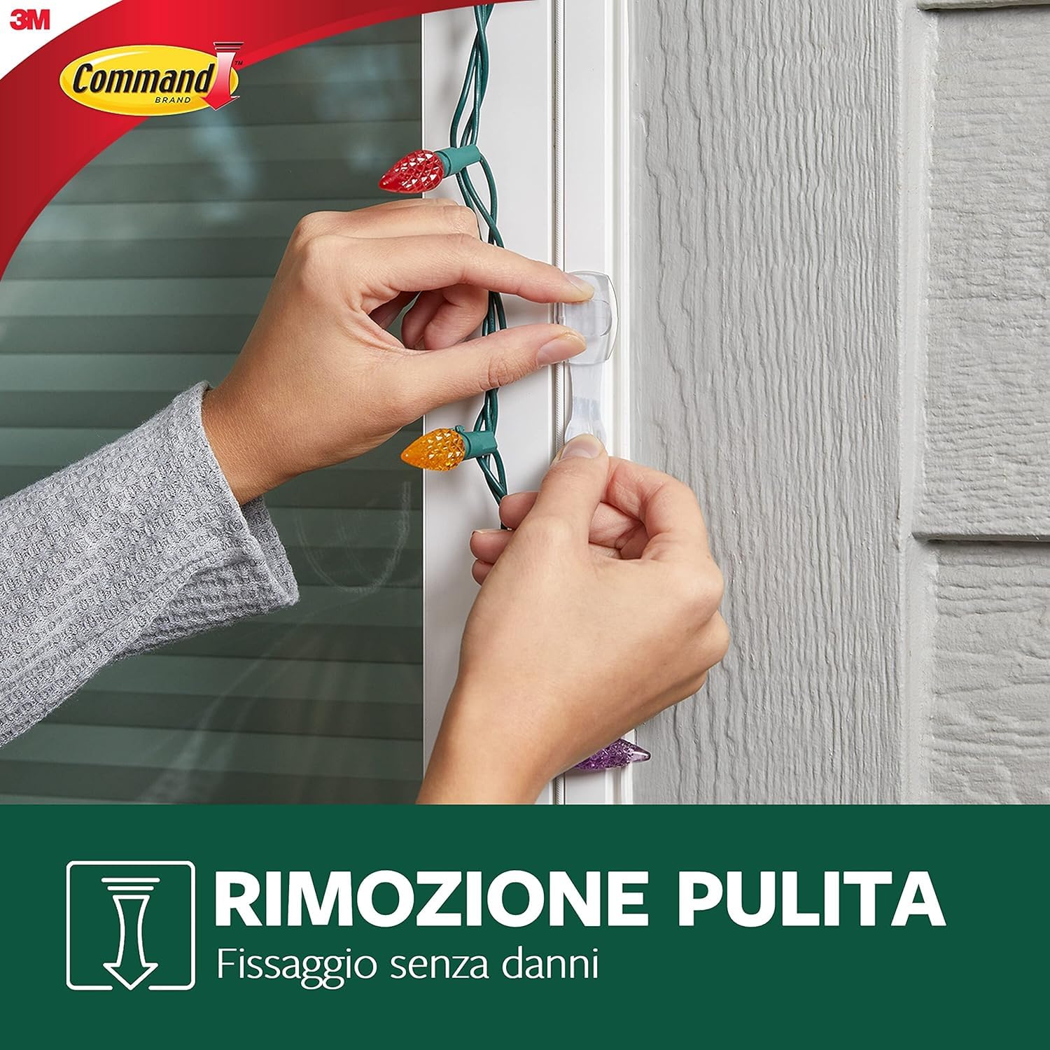 BLACK+DECKER Ganci Adesivi Rimovibili Per Pareti - 8 Ganci Bianchi + 16 Strisce, Fino A 0.5kg, Senza Danneggiare