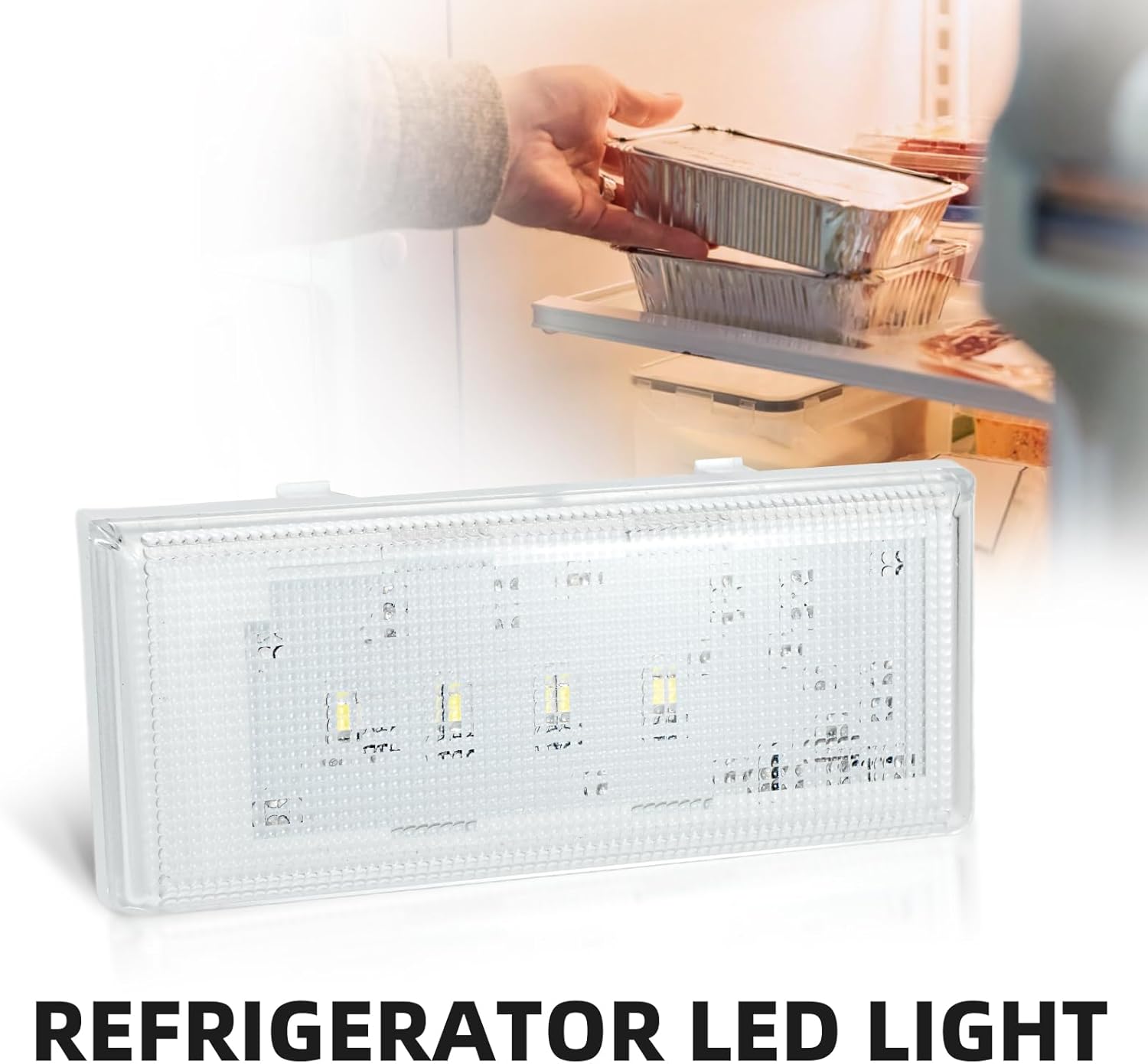 Upgraded WRS325FDAM04 Refrigerator LED Light for Whirlpool Refrigerator WRS325FDAT02 WRS346FIAW00 WRS346FIAM00 WRS342FIAB02 WRS331FDDW01 WRS537SIAW00 WRS335FDDM00 WRS325FNAH01 WRS325FDAW01