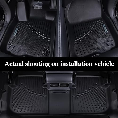 Miniatura 9 de Forro de carga para Toyota Grand Highlander 2024 (no apto para XLE), accesorios de TPE para todo tipo de clima, alfombrilla de carga trasera