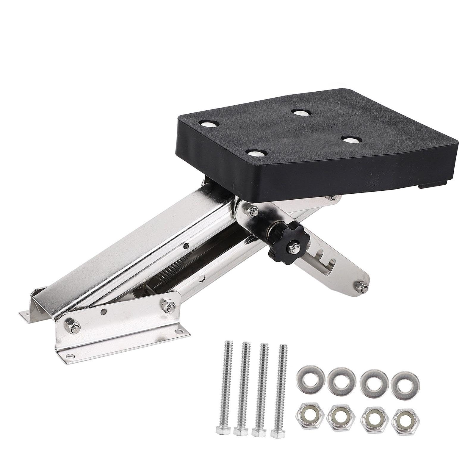 RNXRZANK Heavy Duty Engine Support Bracket for Outboard Motors, Black