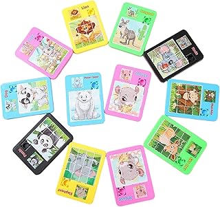 Comprar Rompecabezas de Diapositivas de 10 Piezas, Rompecabezas de Mini Animales portĆ”tiles de 16 cuadrĆculas, Juguetes educativos Suaves y Seguros para niƱas, niƱos, de Diapositivas para niƱos