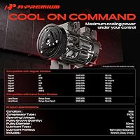 Vista 2 de A-Premium Compresor de aire acondicionado con embrague compatible con Land Rover Range Rover 2010-2013, Range Rover Sport 2010-2013 y Jaguar XF