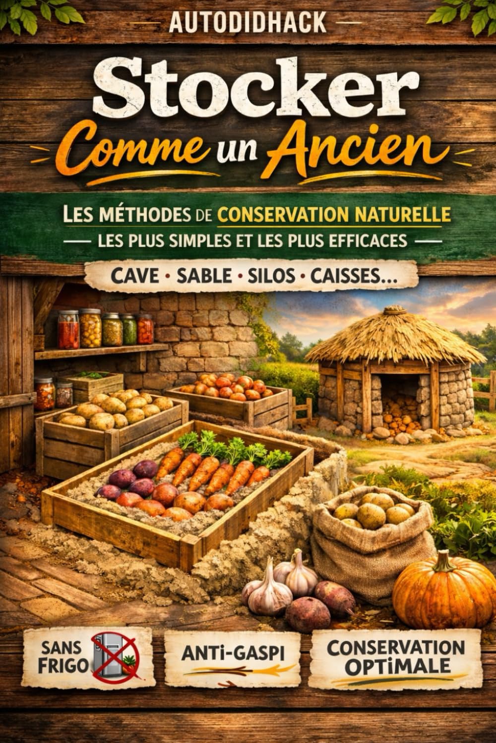 Stocker Comme un Ancien: Les méthodes de conservation naturelle les plus simples et les plus efficaces (cave, sable, silos, caisses…)