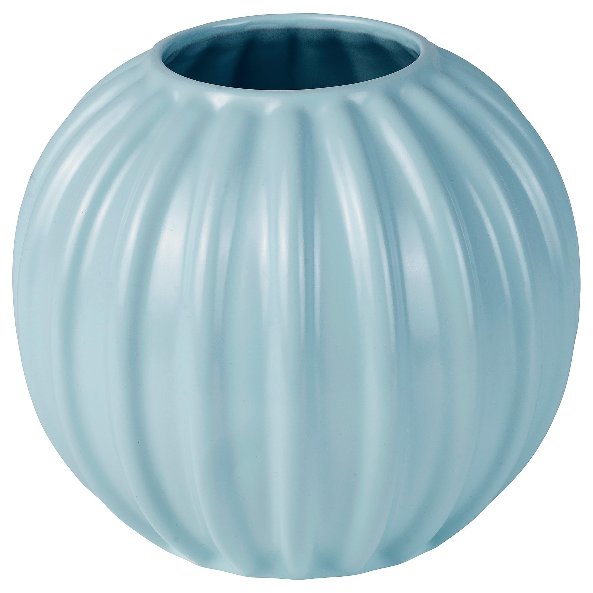 Vase bleu clair 15 cm SKOGSTUNDRA pour fleurs fraîche