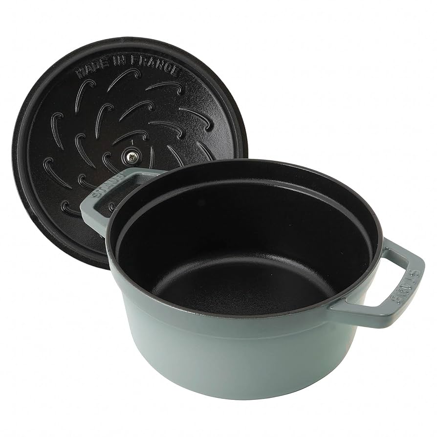 【新品・未使用】ストウブ　ミナペルホネン ココット オーシャン 20 cm STAUB cocotte ocean - minä perhonen