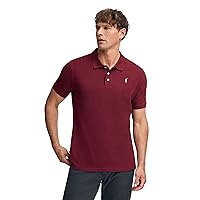 Polo Club Polo Manica Corta Uomo Borgogna Regular Fit Maglietta 100% Cotone