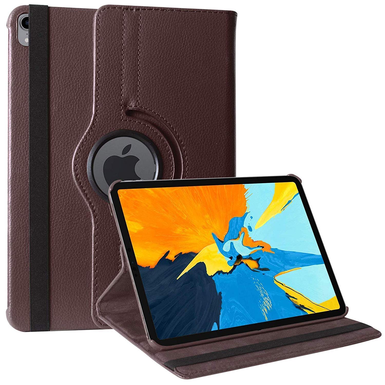 Caseous 360 Degree Rotating Leather Case Cover Stand for Apple iPad Air 4 10.9 inch (4th Generation) 2020 Model (Black) (B08S7K3HCF) Amazon Price History, Amazon Price Tracker