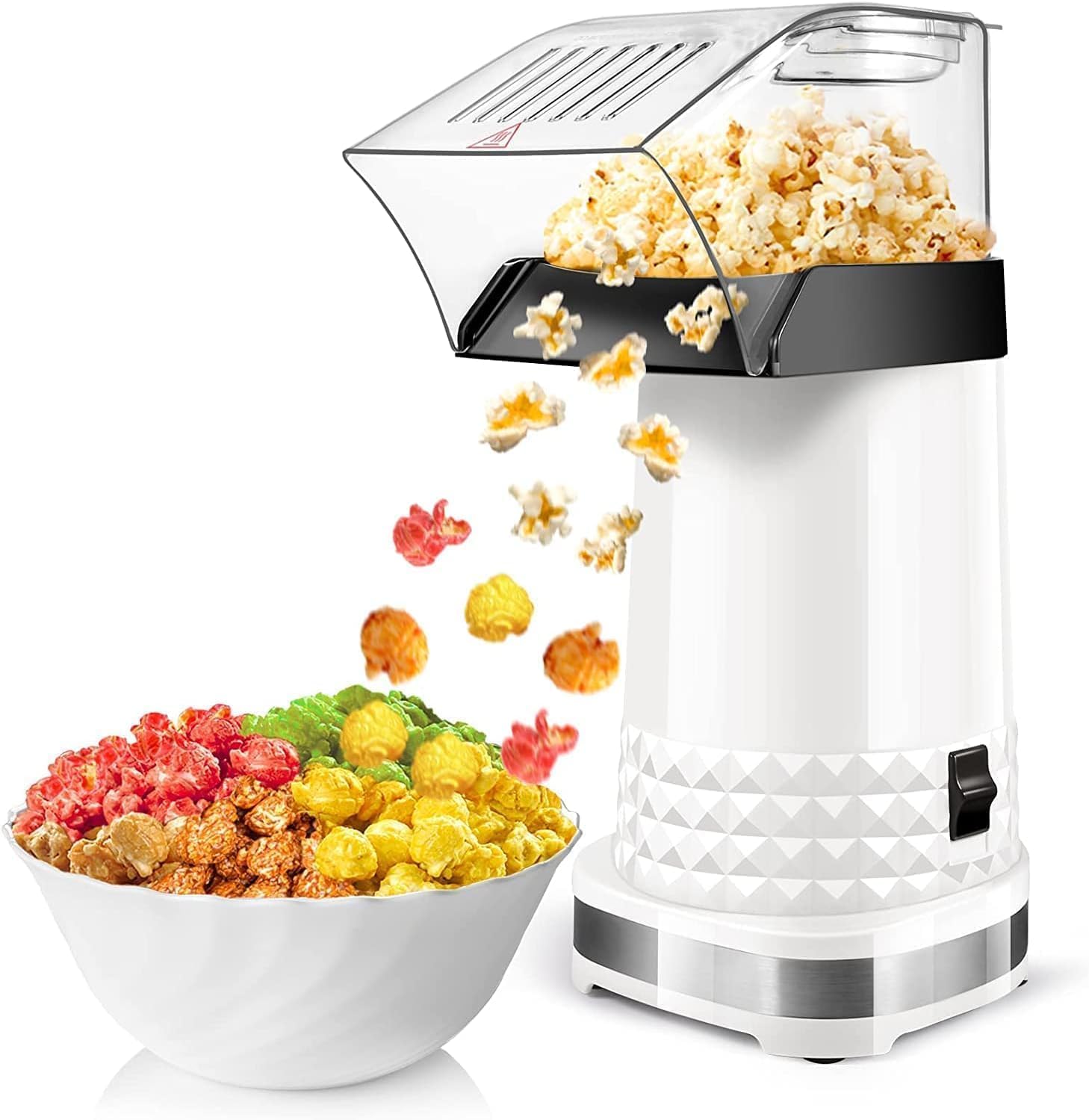 Popperchoice 1200W 4.5QT Air Popper White