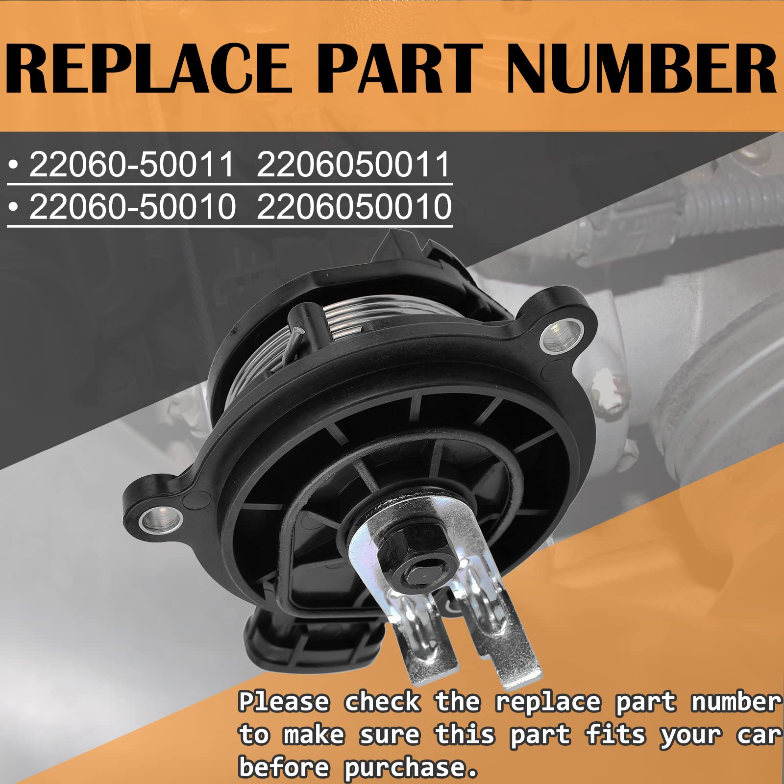 Bicos 2206050010 Throttle Position Sensor Compatible with Land Cruiser Tundra Sequoia Lex us LX470 GS300 GS400 SC300 SC400 Replaces 22060-50011 22060-50010