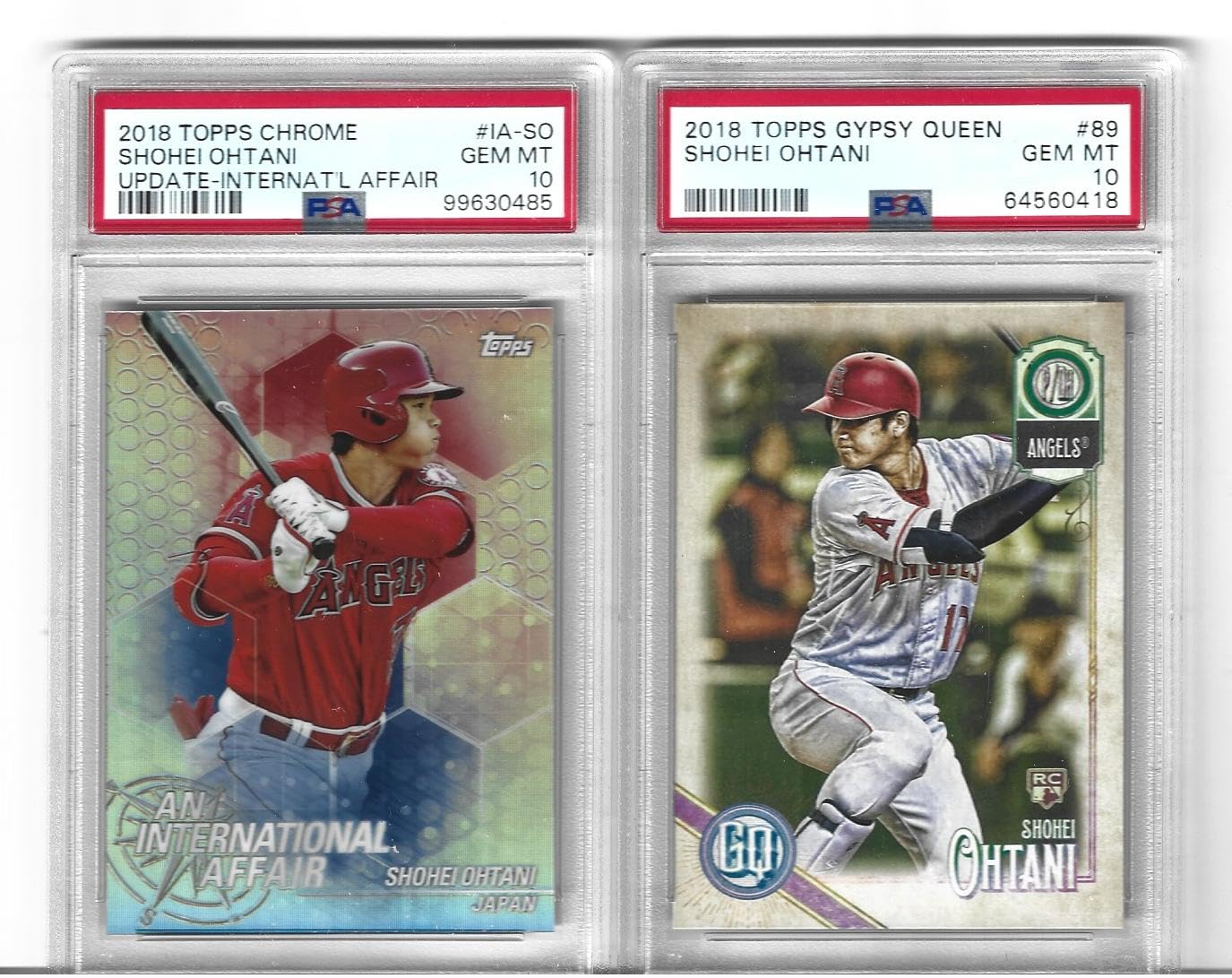 ゲームセンター・ゲームカード 2018 Shohei Ohtani  Topps PSA 10 PSA 10 SHOHEI OHTANI/OTANI 2018 TOPPS UPDATE Rookie Debut LA