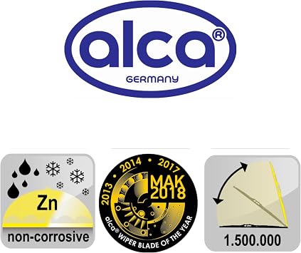 Alca Germany Universal Windscreen Wiper Blades 2222 Fits Peugeot 206 cc 2000-2007 AU2222H
