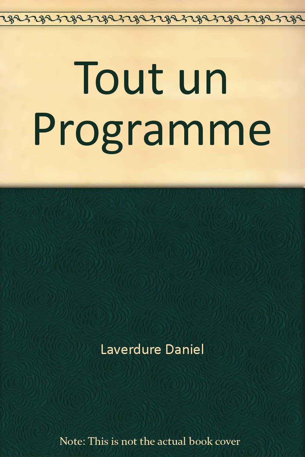 022-tout un programme Laverdure, Daniel and Eudes-Pascal, Elisabeth