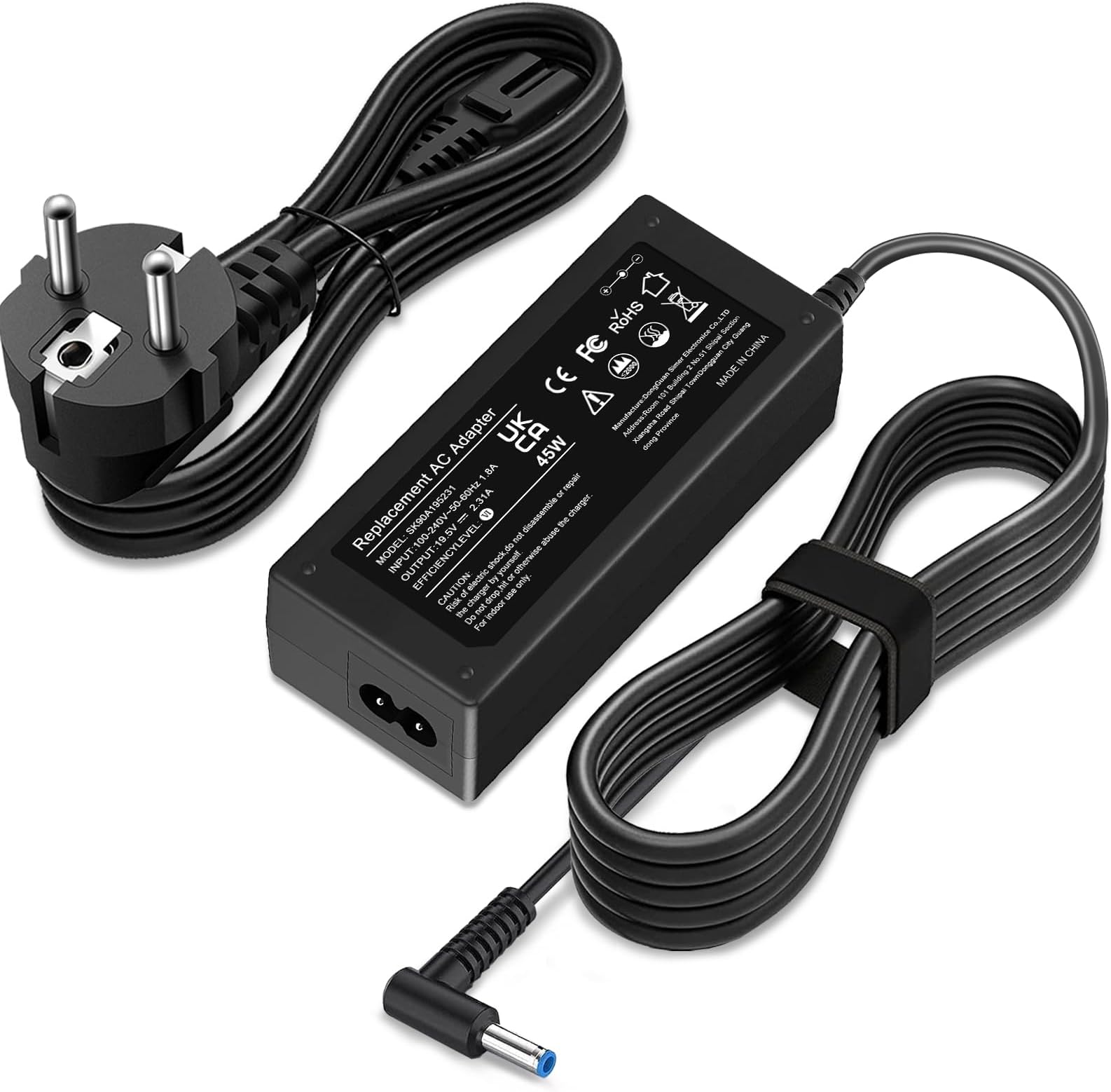 Chargeur 45W Pour HP Stream 11 13 14 Series - Alimentation 19.5V 2.31A - Câble Inclus - Garantie 1 An