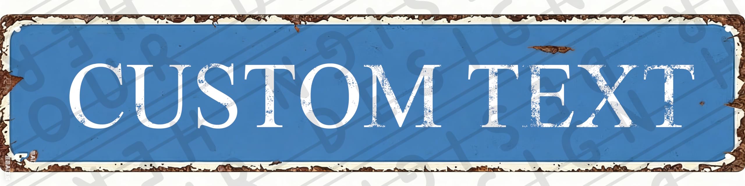 Custom Metal Sign 16x4 Personalized Text Rental Property Cabin Cottage