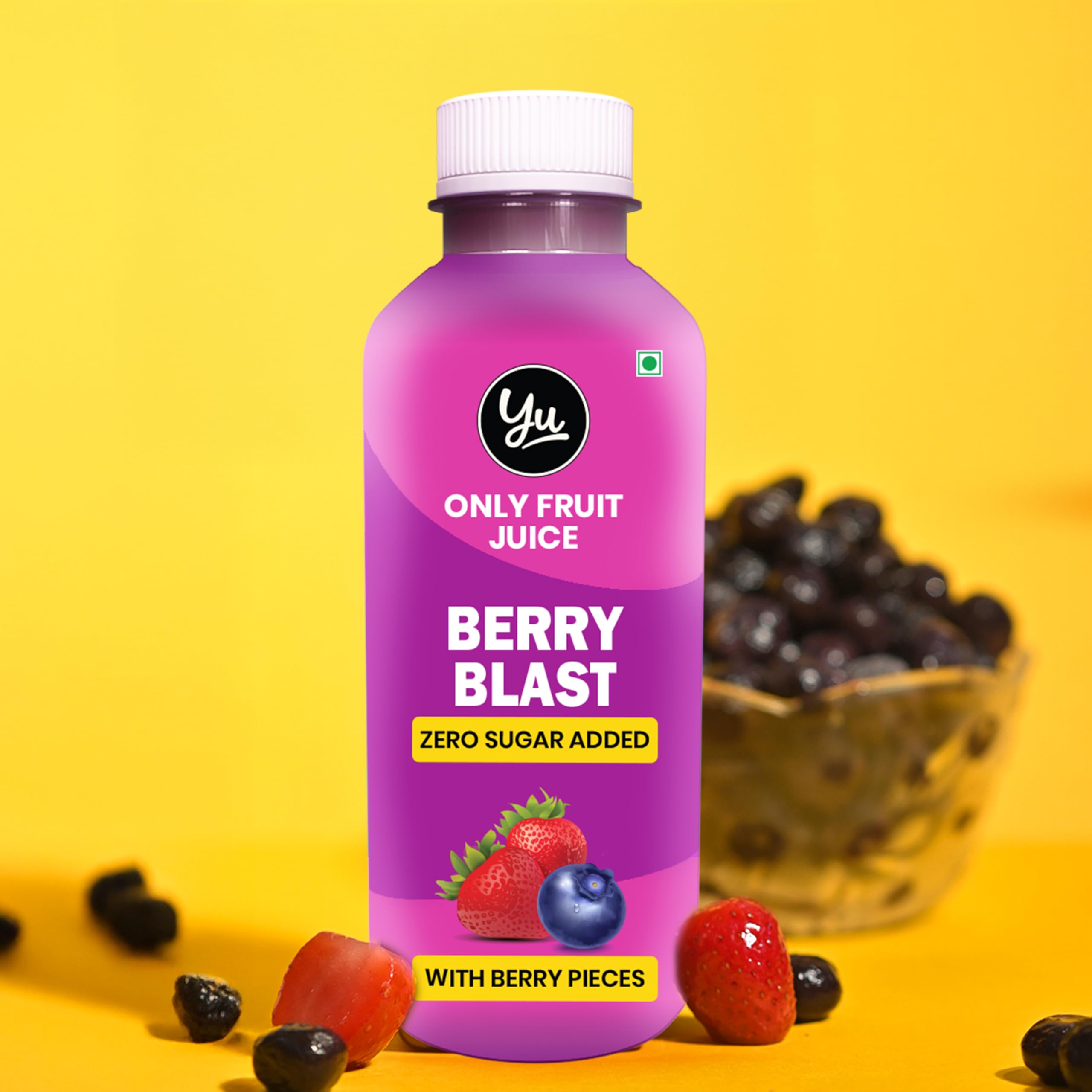 Berry Blast - With Berry Pieces - Only Fruit Juice - No Added
