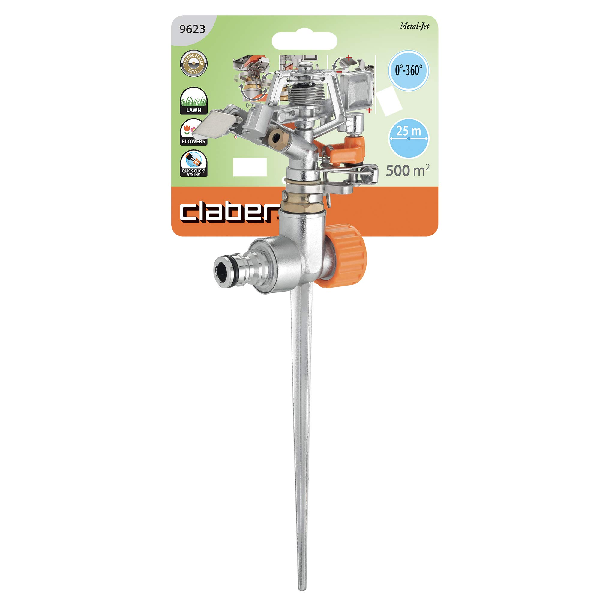 Claber 9623 Impact Metal-Jet Spike