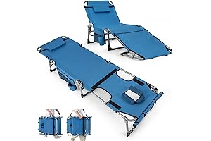 GYMAX Heavy Duty 400 LB Tanning Chair