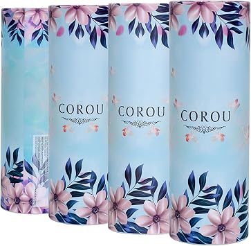 Car Tissues Facial Tissue 4 Packs, 3 layers50 Count Tissues Per Tube Portable Cylinder Box Roll for Office Car Home purple