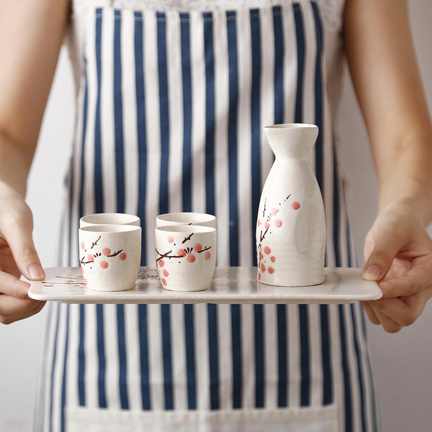 Amazon.co.jp: 酒器セット和風 とっくり 徳利 お猪口 セット 桜