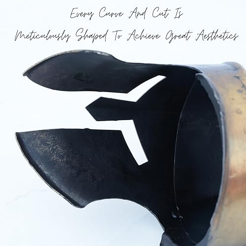 Miniatura 7 de Colección Royal Heritage: Nagina International - Casco romano espartano griego rey Leonidas en miniatura, auténtica réplica de películas 300 para