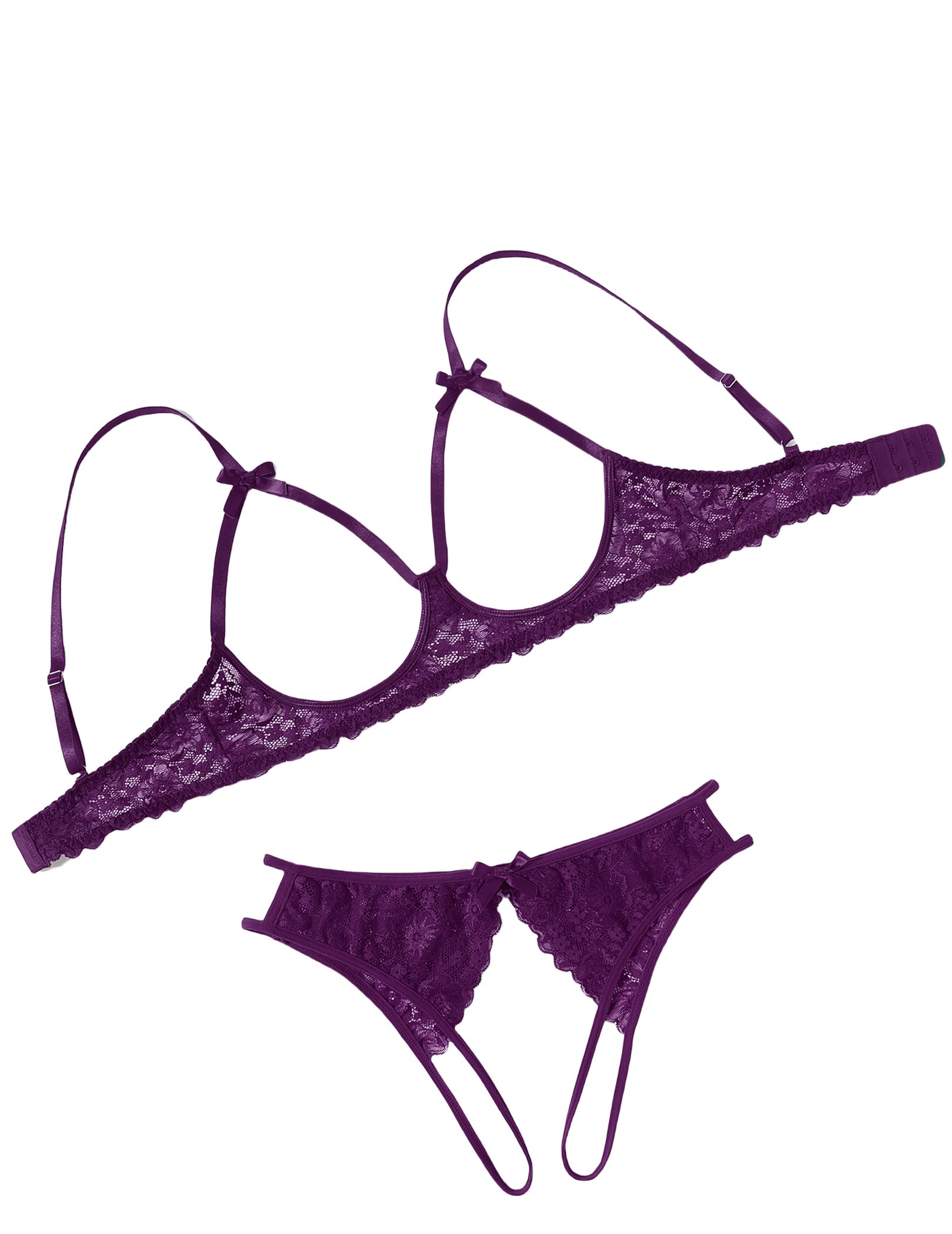 Photo 1 of Avidlove Women's Lace Bra and Panty Set