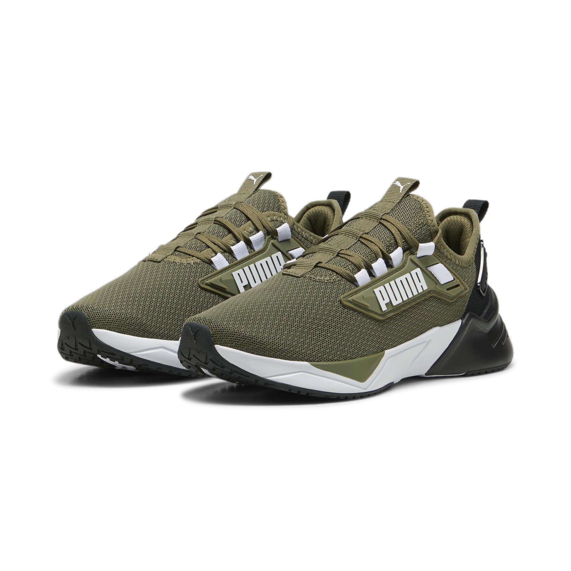 PUMA Młodzieżowe buty do biegania unisex Retaliate 3 czarne - UK 3