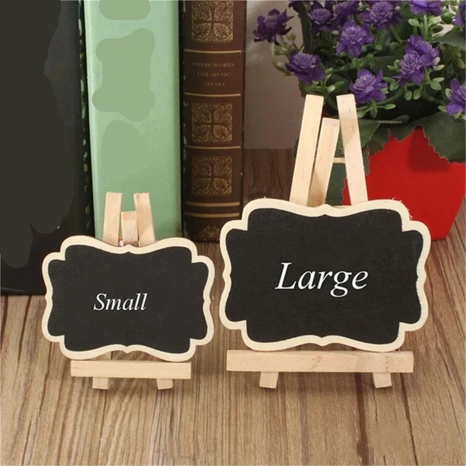 Mini Ardoise 5/10PCS Mini tableau noir en bois portable