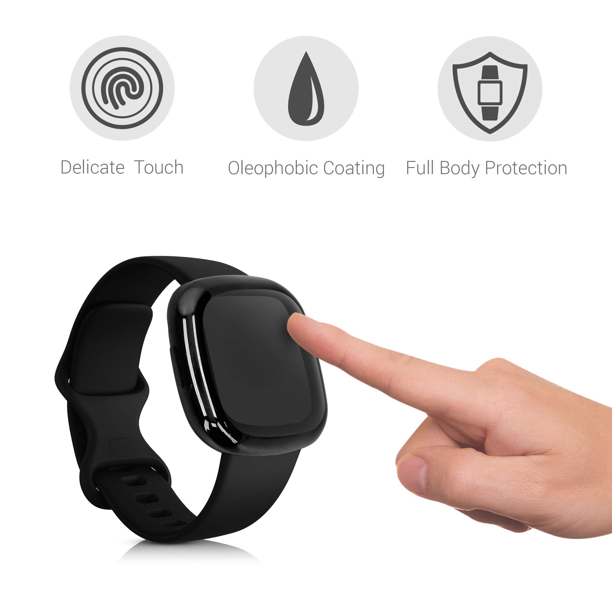Custodia In Silicone Per Fitbit Versa 3/4, Sense 2 - Protezione Totale