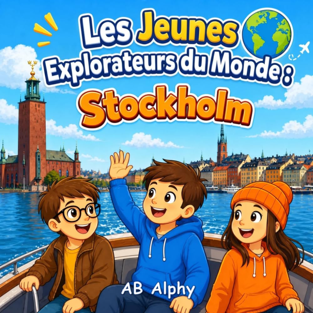 Les Jeunes Explorateurs du Monde : Stockholm: À la découverte des îles, de la culture et de l’histoire de la Suède avec Nora, Max et Leo
