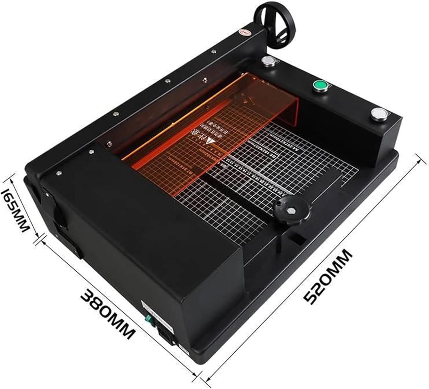 Industrial Paper Cutter,Heavy Duty Automatic Electric Paper Cutter with Gridlines,Cutting Thickness 40mm,for Office,Commercial Photocopy,Printing Shop