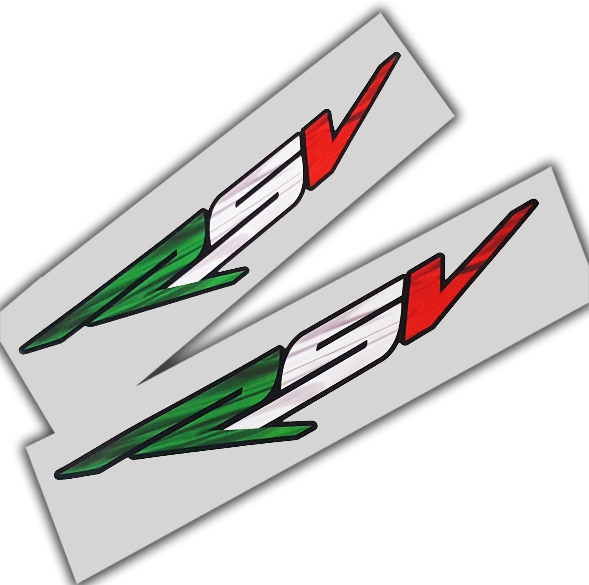 ZionDesigns Aprilia RSV Italian flag style stickers decals graphics x 2 SMALL