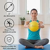 Vista 2 de Mini pelota Theraband, pequeña bola de ejercicios para entrenamiento, ejercicios de fortalecimiento el tronco, Yoga, Pilates, abdominales