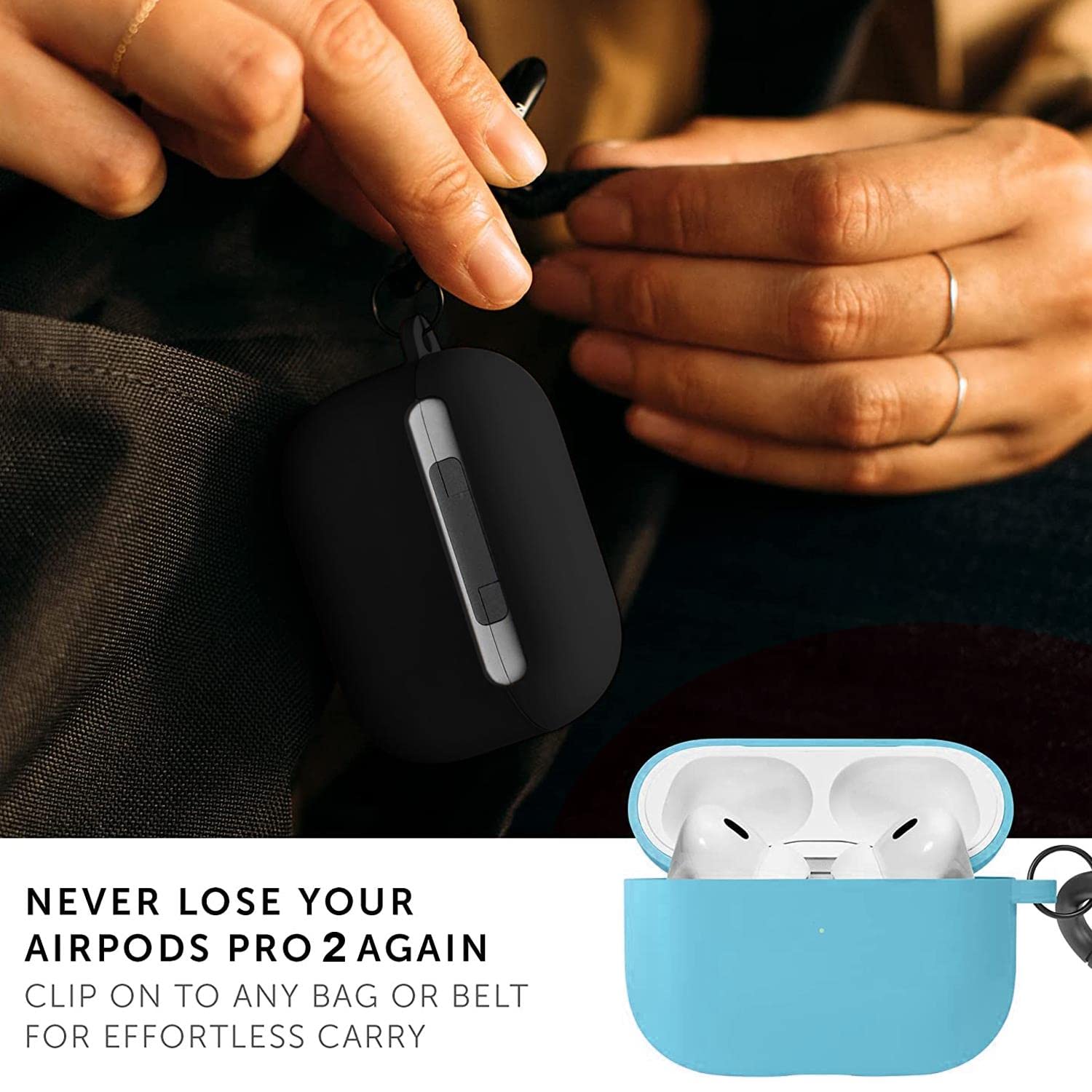 Microsonic Airpods 4.Nesil/ANC Liquid Silicone Lansman Pembe [AirPods 4 ile Uyumlu Kılıf - Pembe]