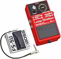 Boss RC-1 Looper-Pedal Loop Station + tasto FS-5U + cavo