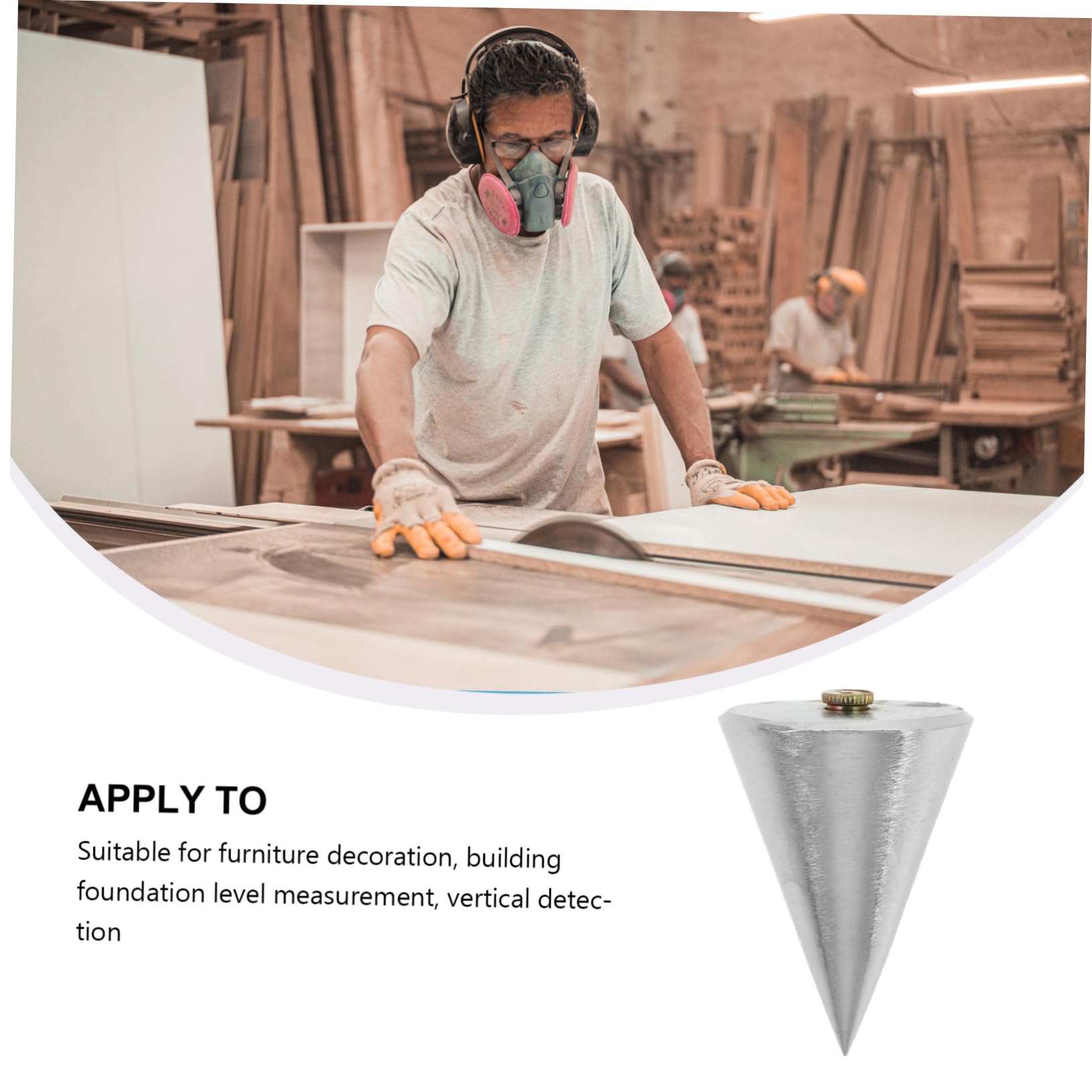 jojofuny 4piezas Martillo Vertical De Medición Para Construcción Herramienta De Plomada Para Decoración y Carpintería Para Proyectos De Renovación y Mantenimiento