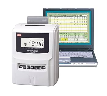 マックス タイムレコーダ Amazon | マックス PCリンクタイムレコーダ タイムロボ 100人