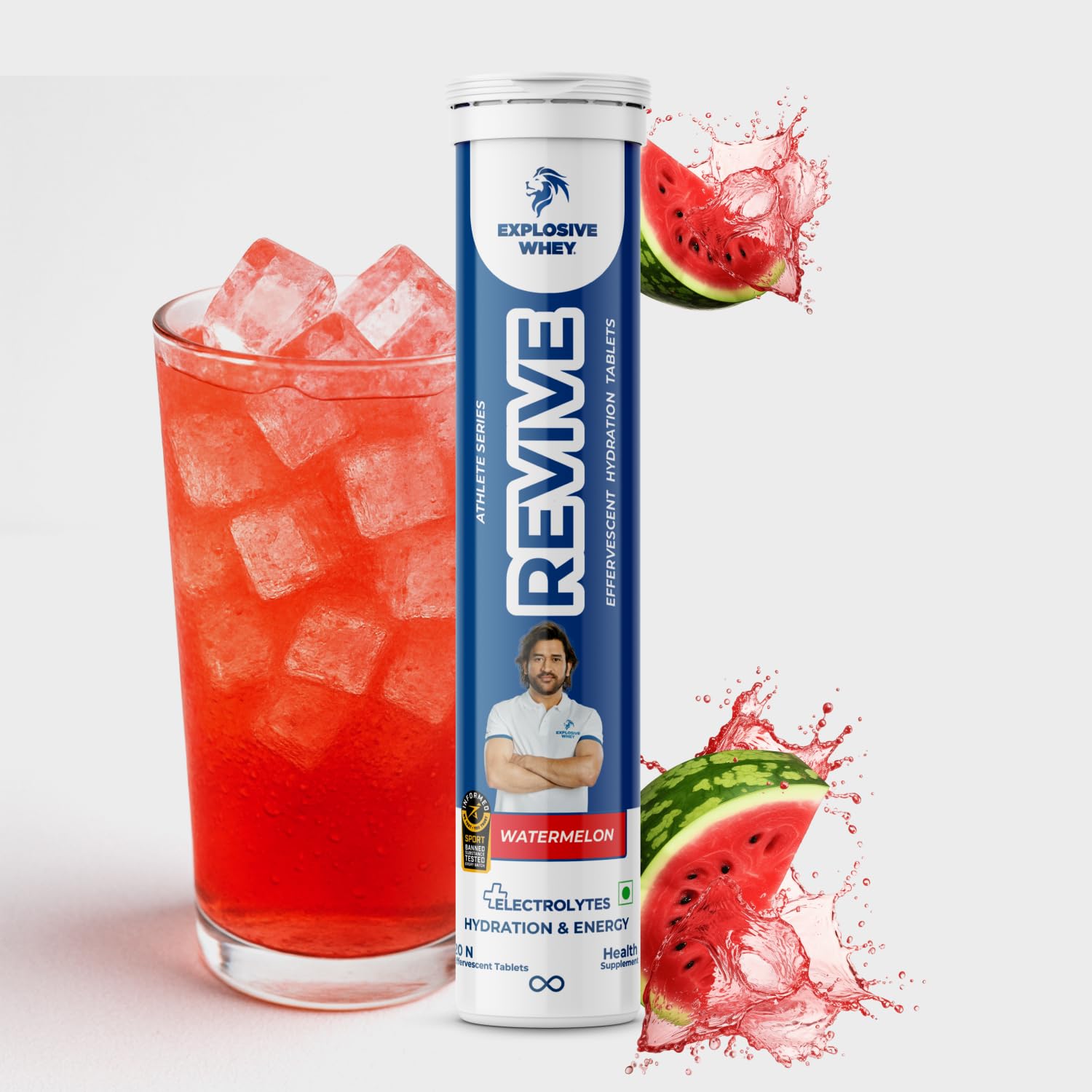 Explosive Whey Revive Effervescent Tablets - Trusted by MS Dhoni and ...